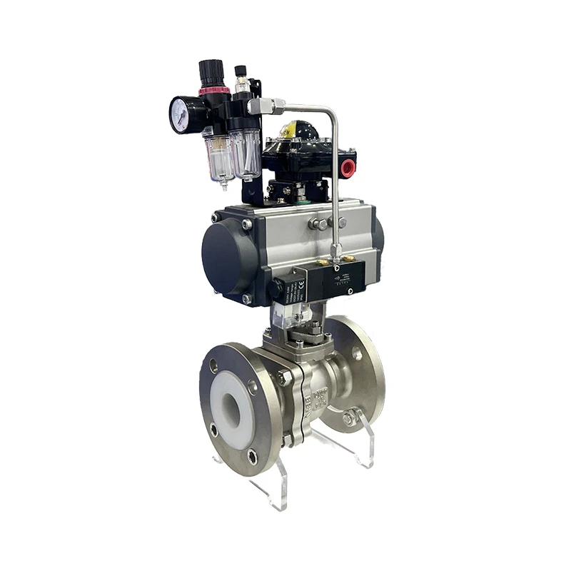 Fluorine-lined Ball Valve Fluorine-lined Ball Valve
